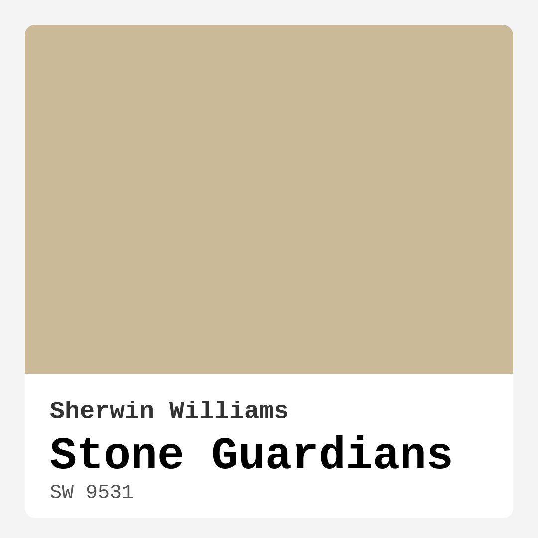 Stone Guardians SW 9531 by Sherwin Williams