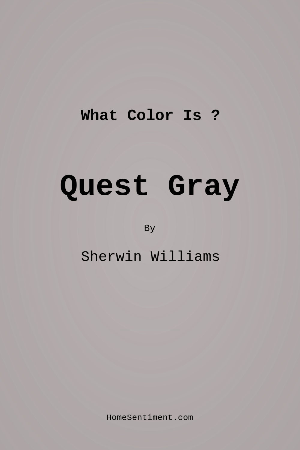 Quest Gray SW 7080 by Sherwin Williams