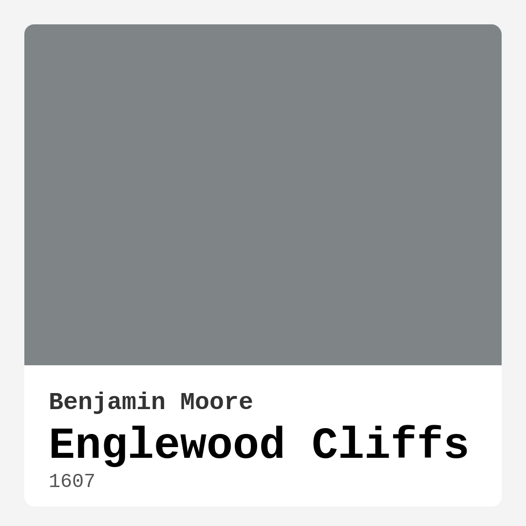 Englewood Cliffs 1607 by Benjamin Moore