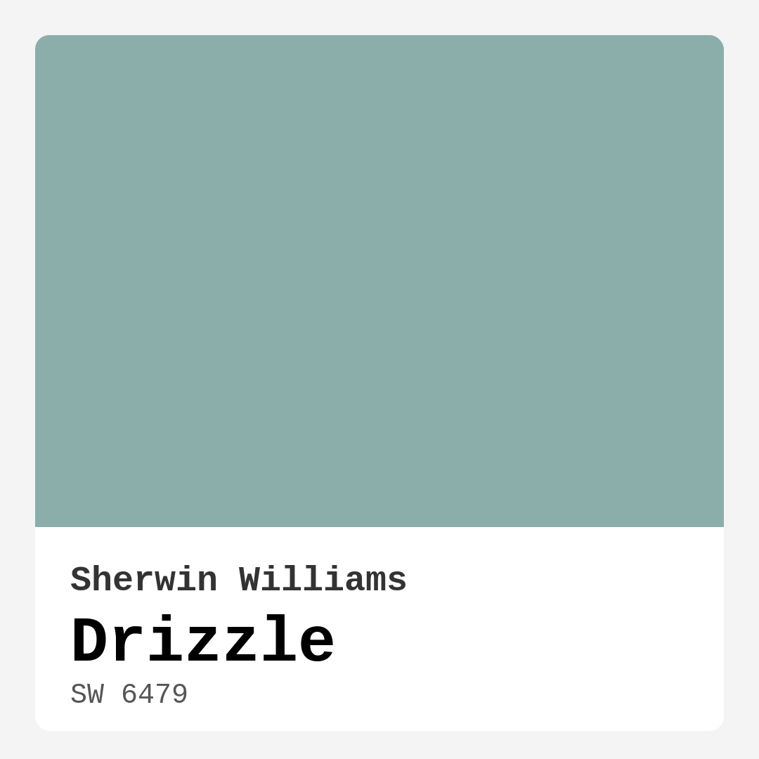 Drizzle SW 6479 by Sherwin Williams