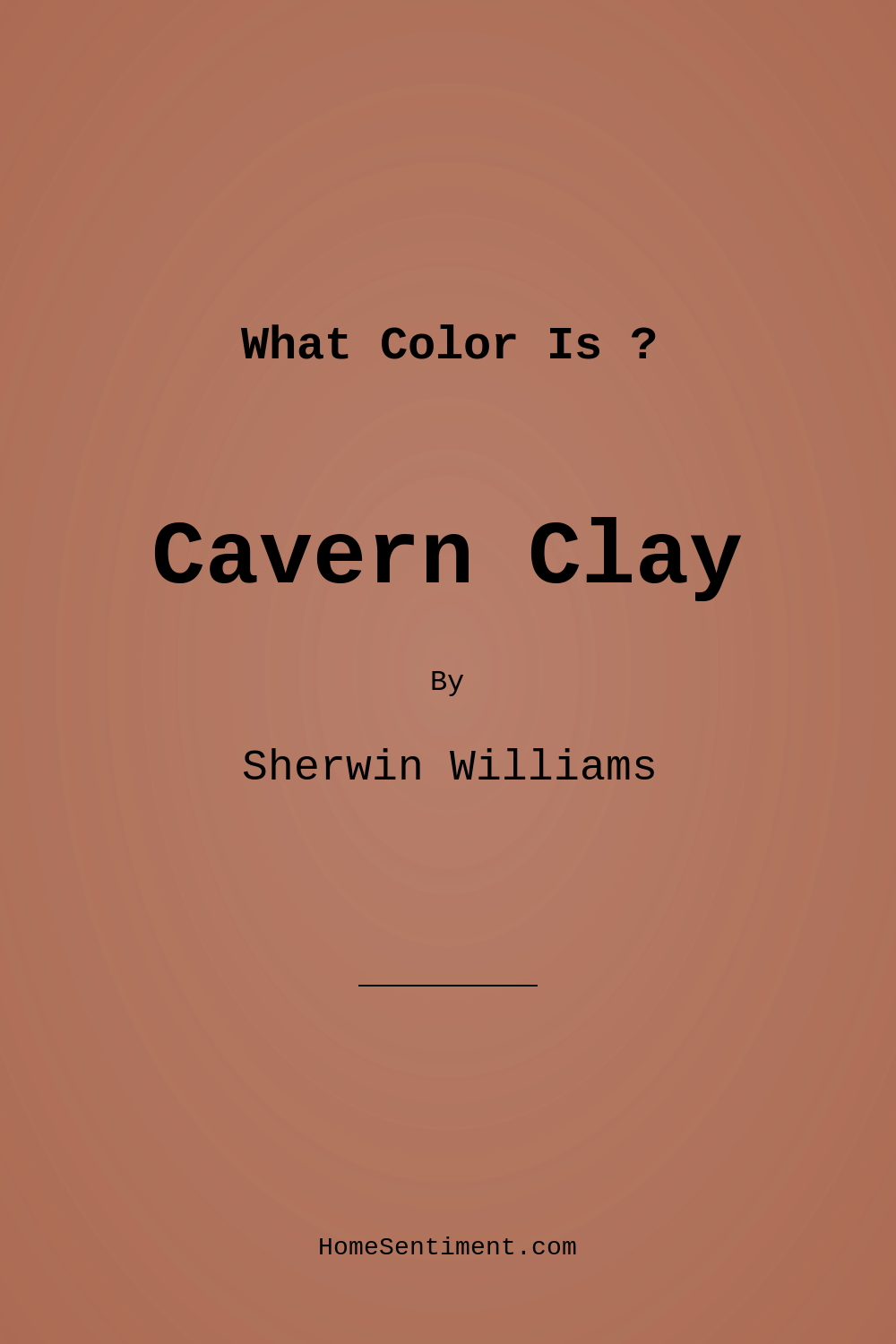 Cavern Clay SW 7701 by Sherwin Williams