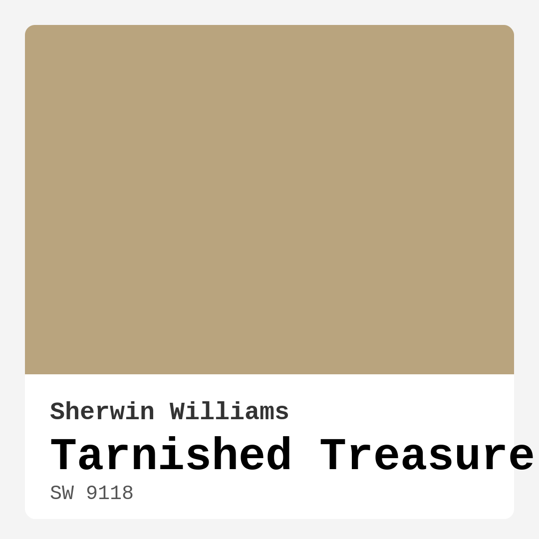 Tarnished Treasure SW 9118 by Sherwin Williams