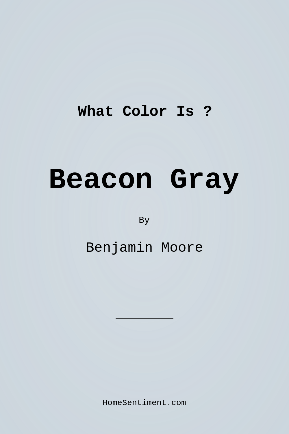 Beacon Gray 2128-60 by Benjamin Moore