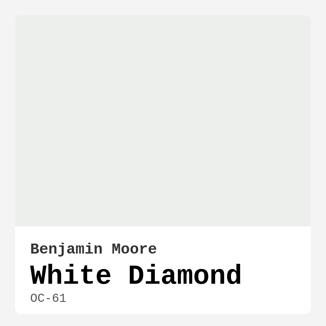 White Diamond OC-61 by Benjamin Moore