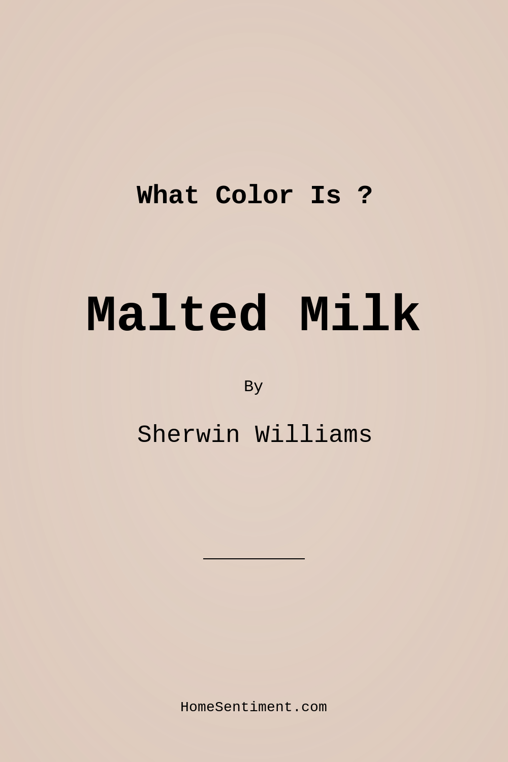Malted Milk SW 6057 by Sherwin Williams