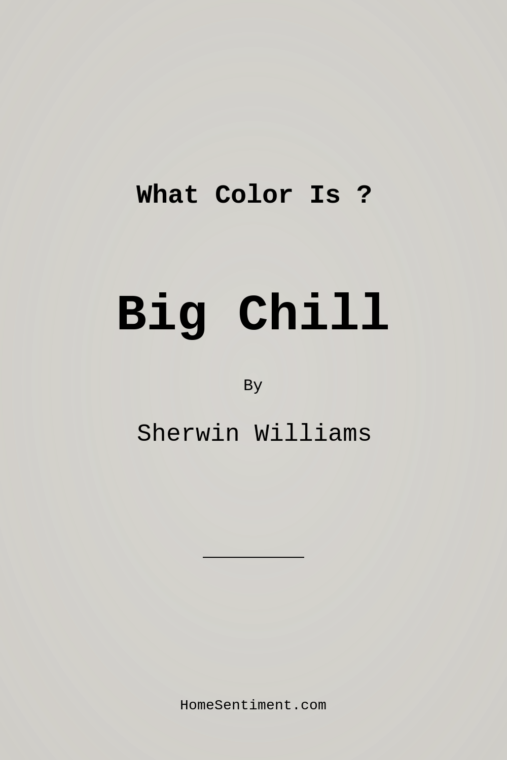 Big Chill SW 7648 by Sherwin Williams