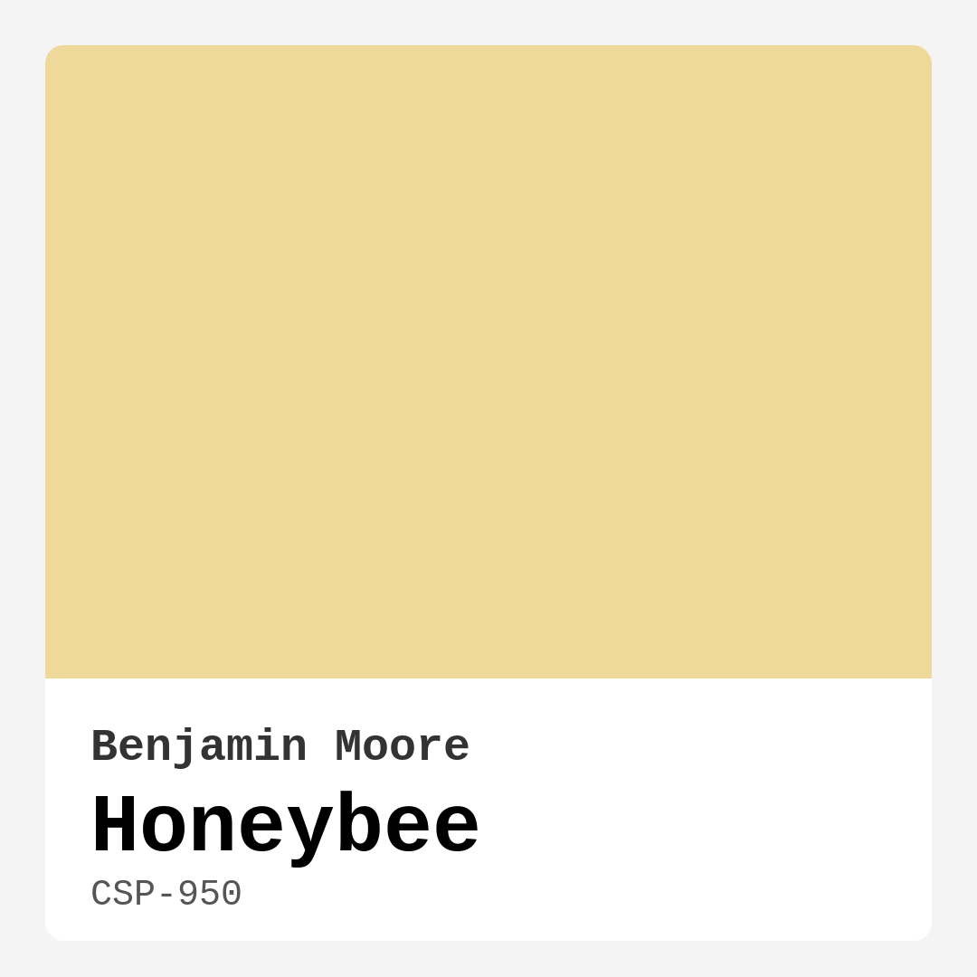 Honeybee CSP-950 by Benjamin Moore
