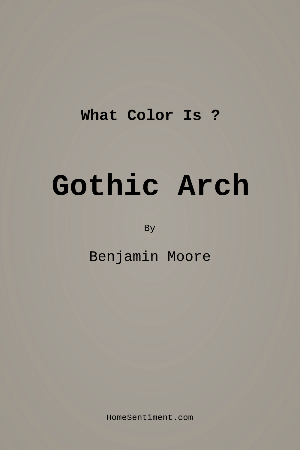 Gothic Arch CSP-80 by Benjamin Moore