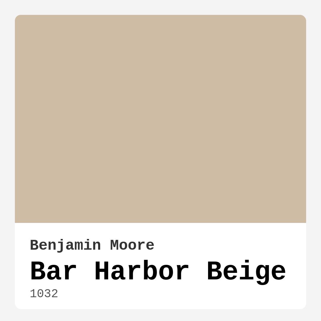Benjamin Moore Bar Harbor Beige 1032 Real Images