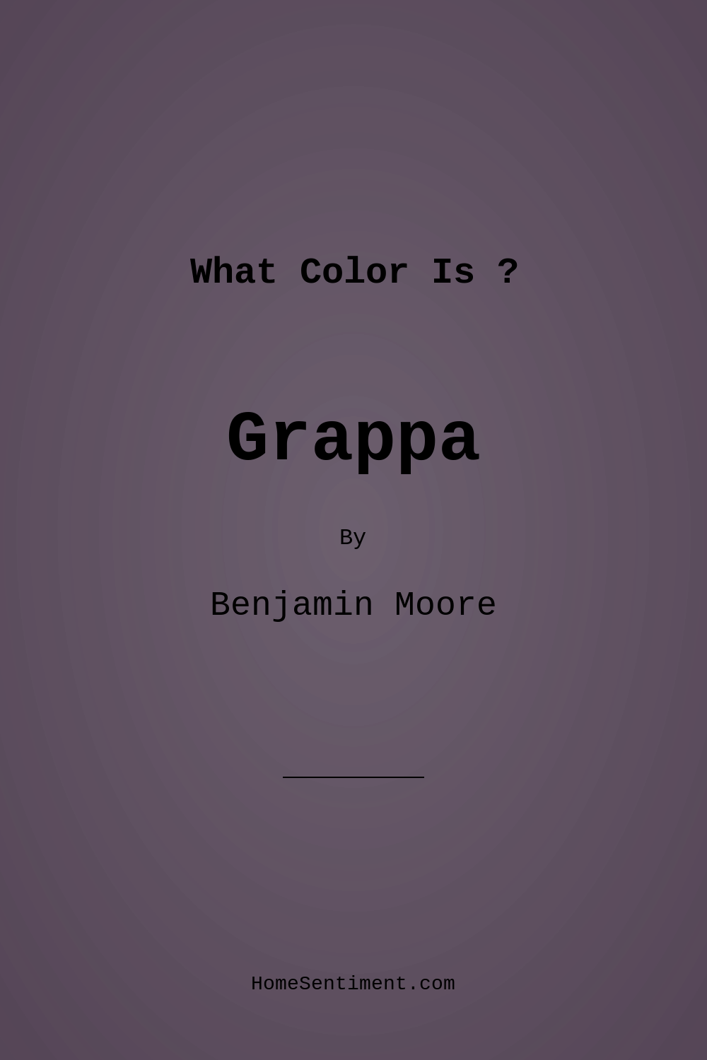 Grappa 1393 by Benjamin Moore