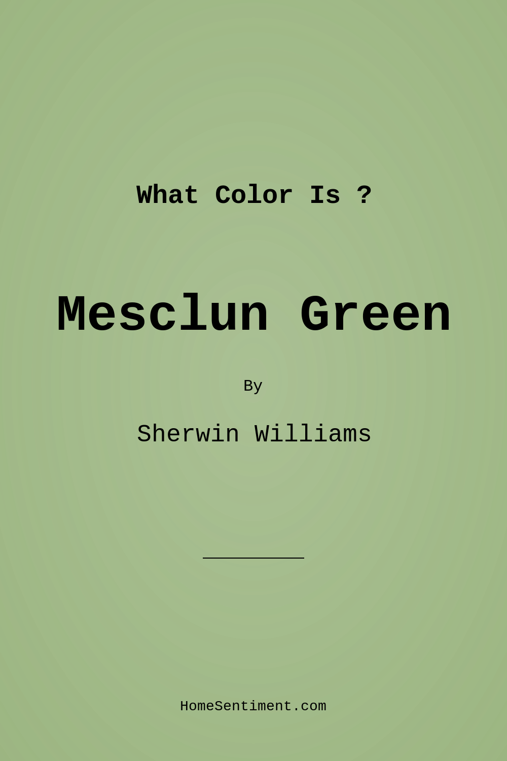 Mesclun Green SW 6724 by Sherwin Williams