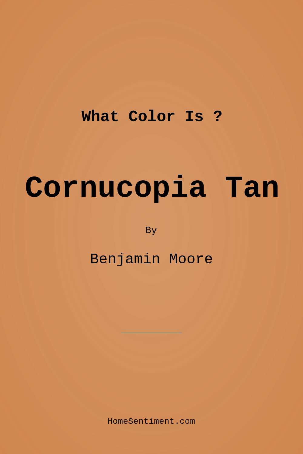 Cornucopia Tan 119 by Benjamin Moore