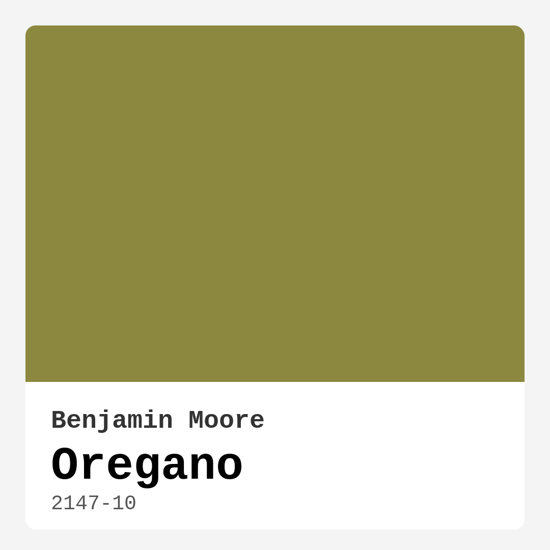Oregano 2147-10 by Benjamin Moore