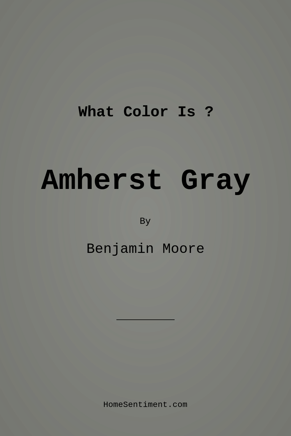 Amherst Gray HC-167 by Benjamin Moore