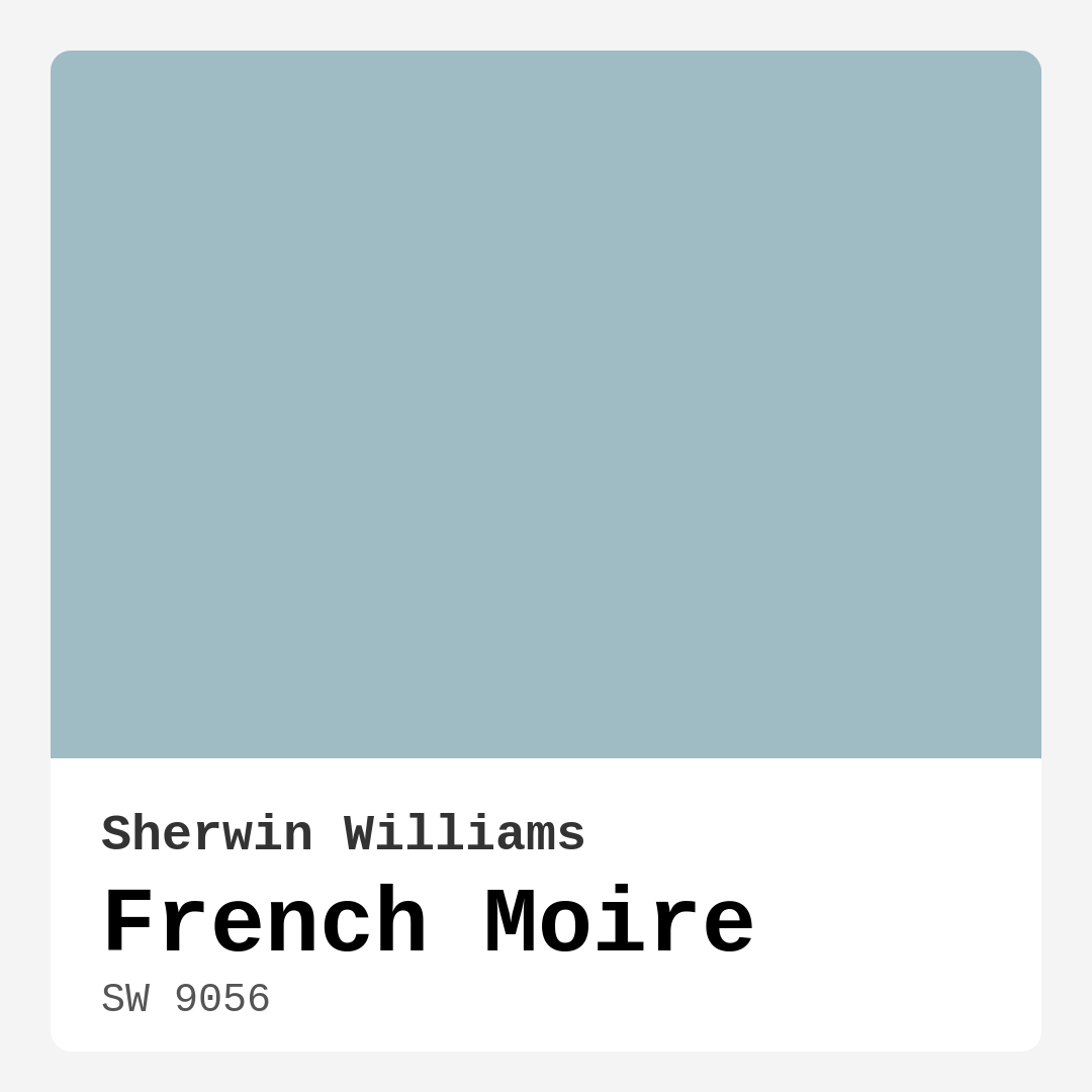 French Moire SW 9056 by Sherwin Williams
