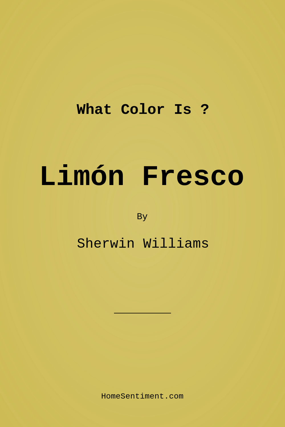 Limón Fresco SW 9030 by Sherwin Williams