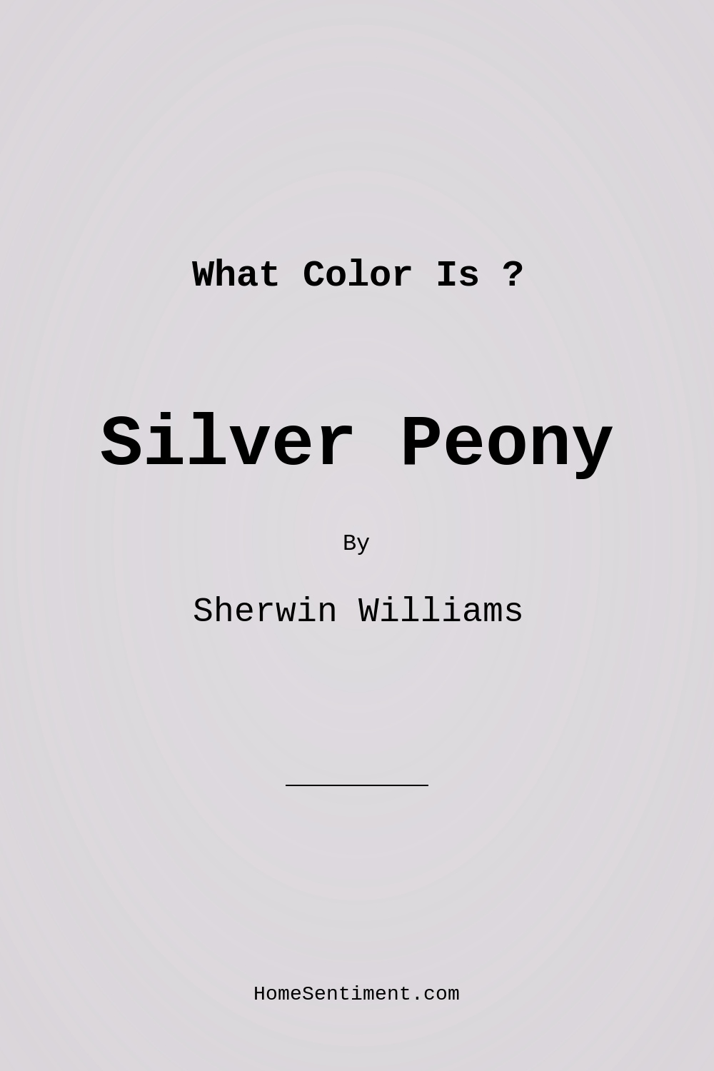Silver Peony SW 6547 by Sherwin Williams