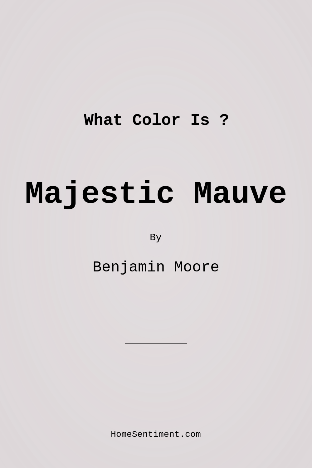 Majestic Mauve 2115-60 by Benjamin Moore
