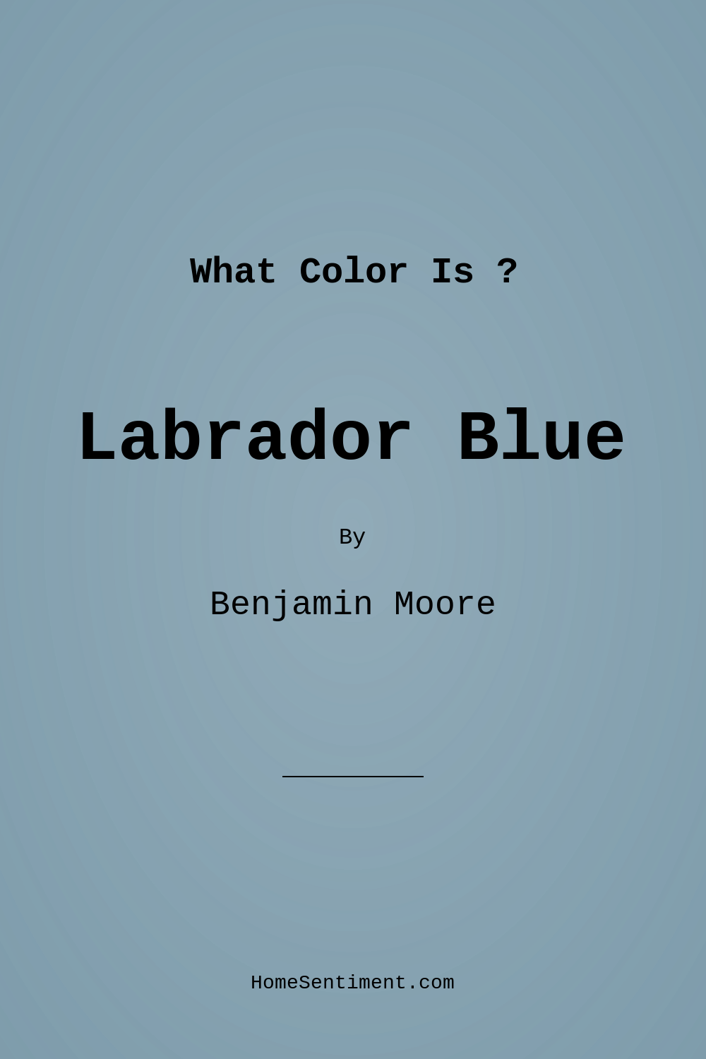 Labrador Blue 1670 by Benjamin Moore