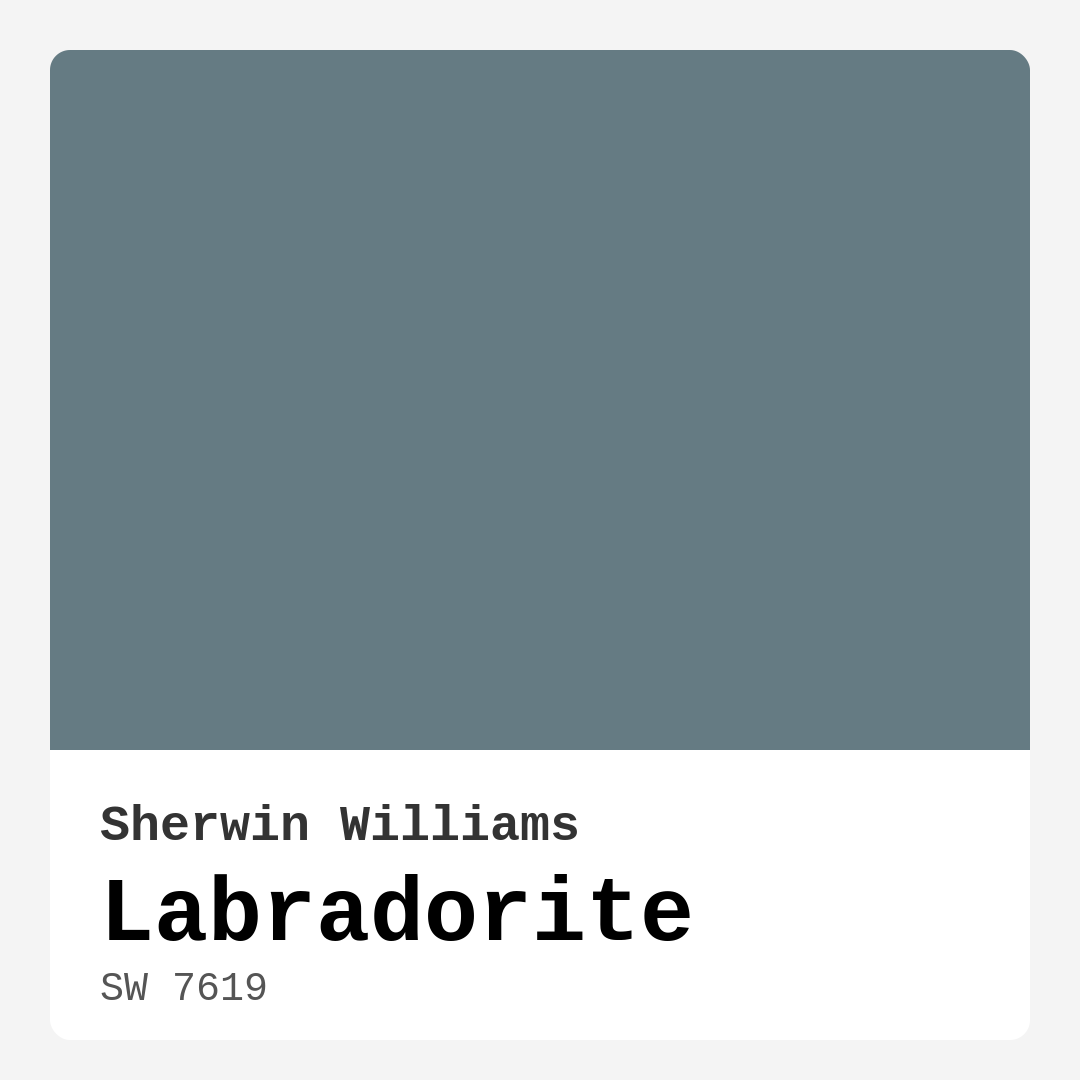 Sherwin Williams Labradorite SW 7619 Real Images