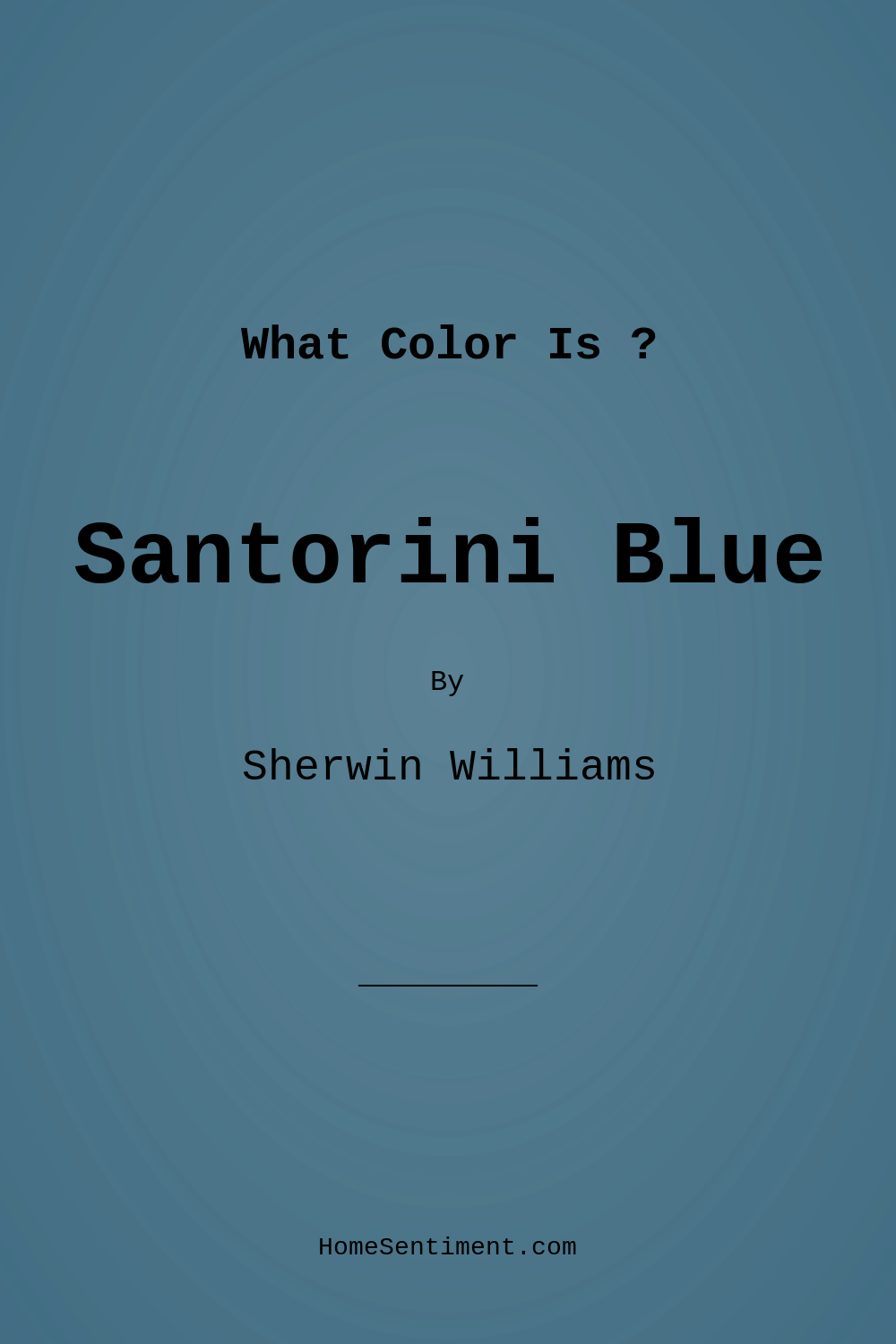 Santorini Blue SW 7607 by Sherwin Williams