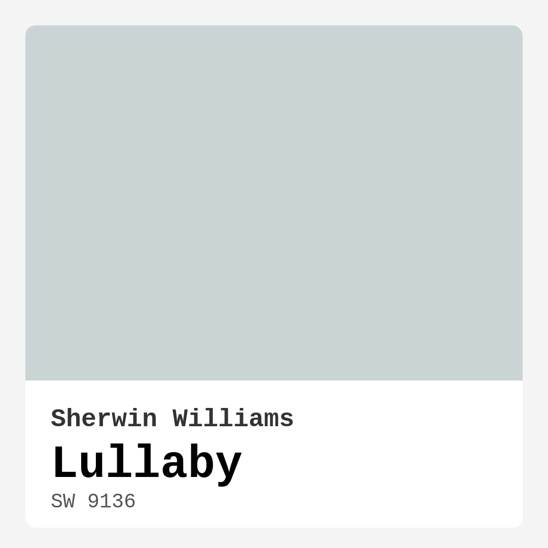 Lullaby SW 9136 by Sherwin Williams