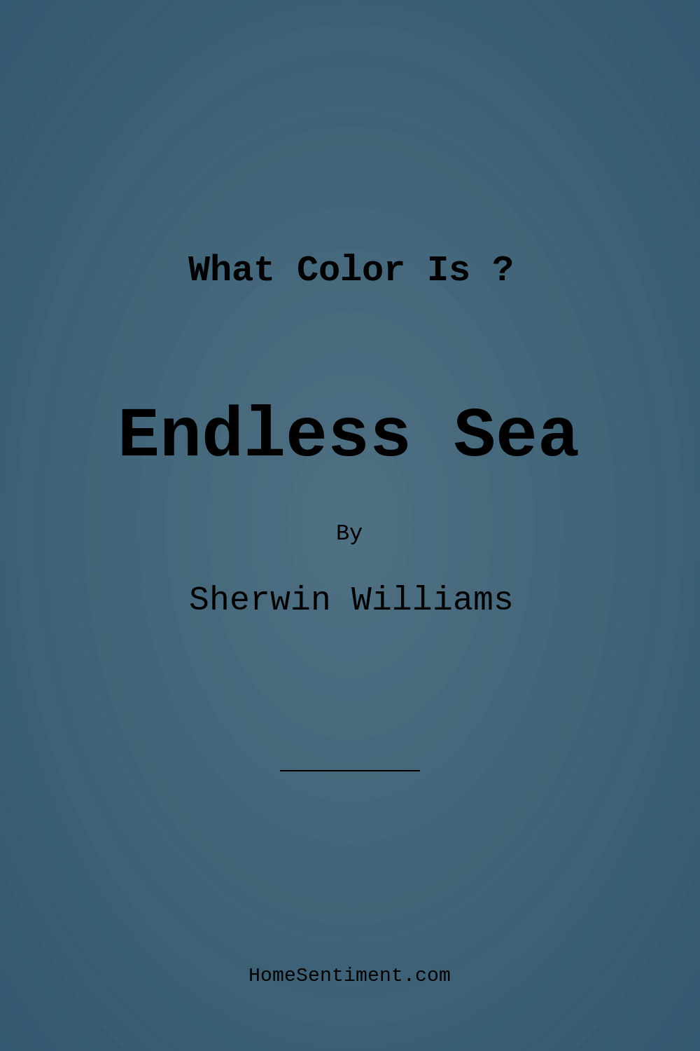 Endless Sea SW 9150 by Sherwin Williams