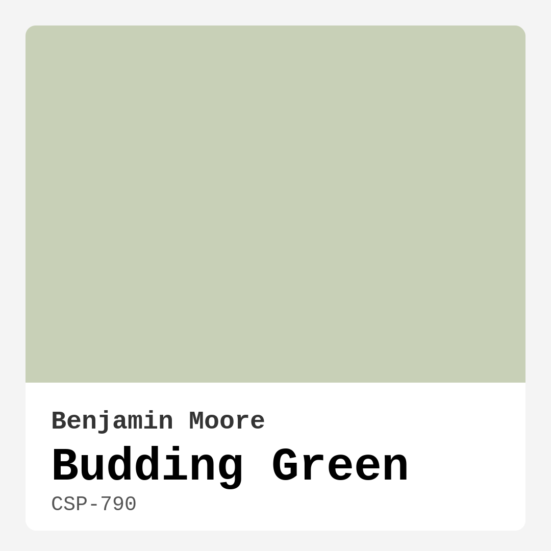 Budding Green CSP-790 by Benjamin Moore
