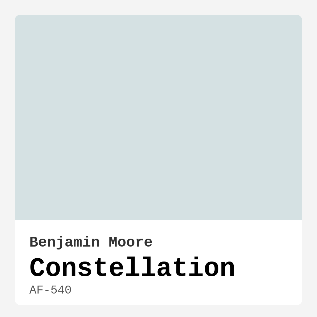 Constellation AF-540 by Benjamin Moore