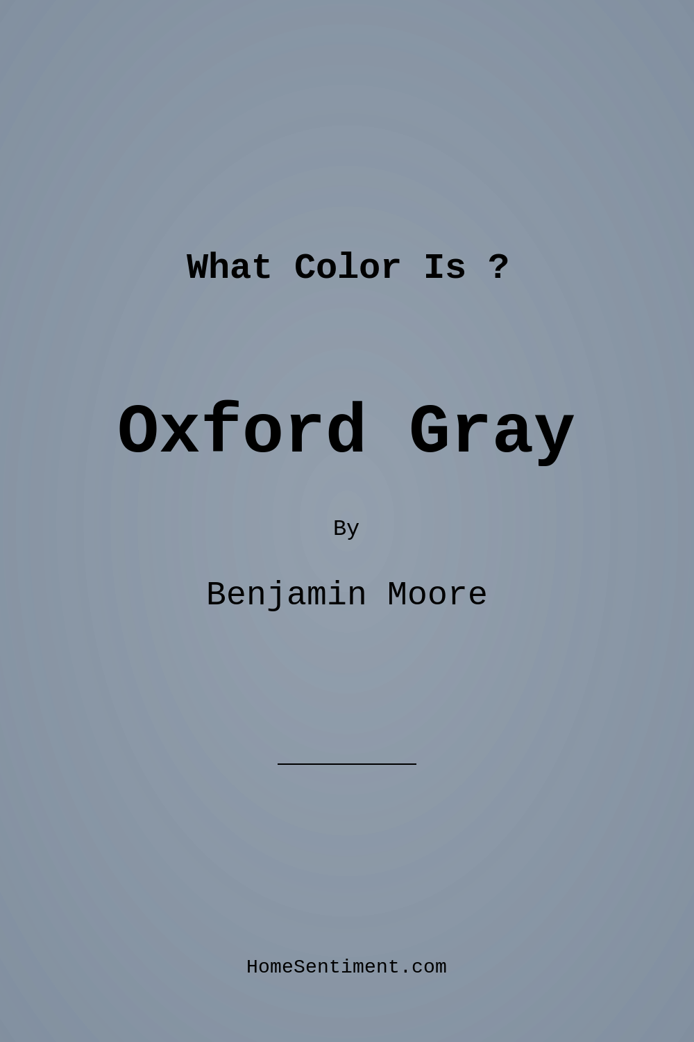 Oxford Gray 2128-40 by Benjamin Moore