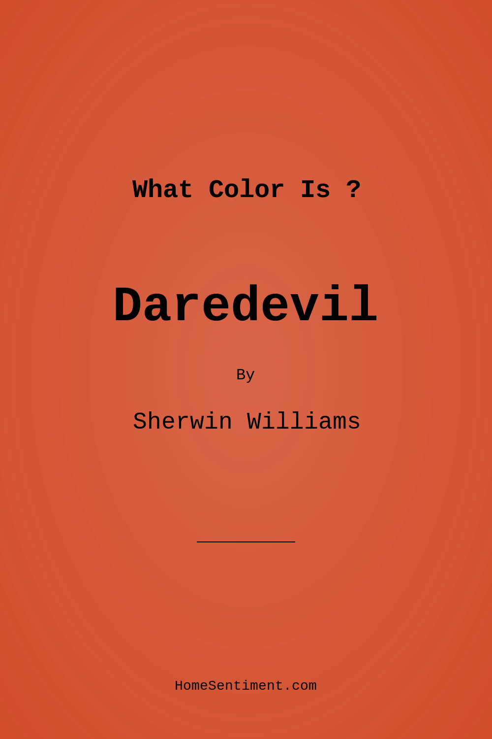 Daredevil SW 6882 by Sherwin Williams