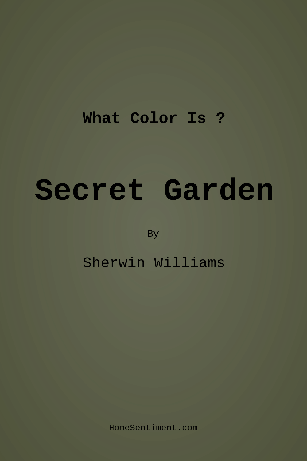 Secret Garden SW 6181 by Sherwin Williams