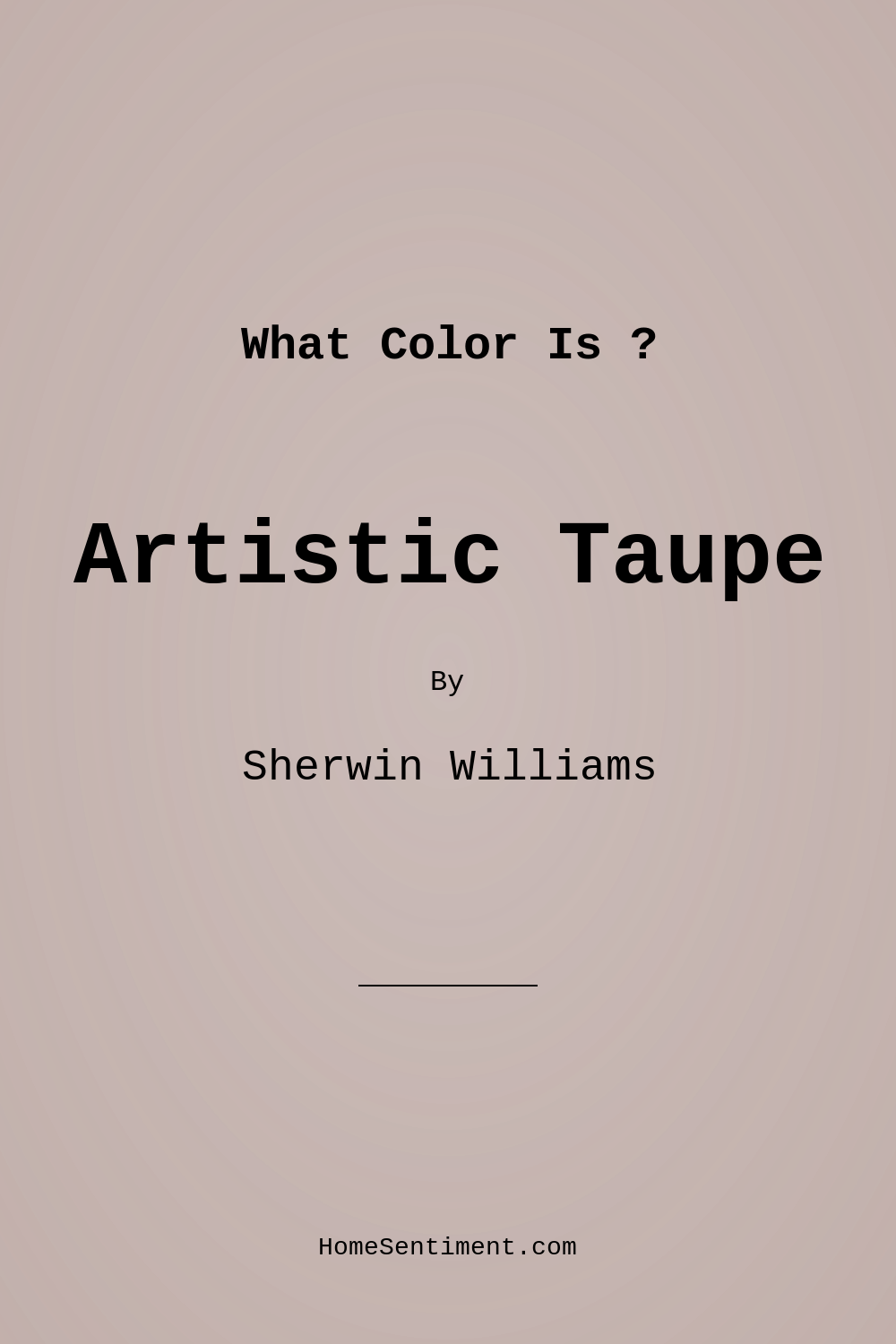 Artistic Taupe SW 6030 by Sherwin Williams