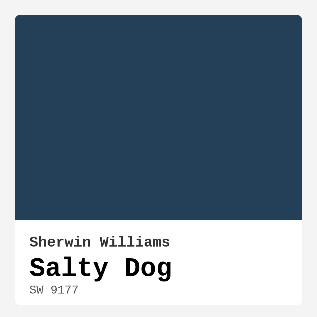 Salty Dog SW 9177 by Sherwin Williams
