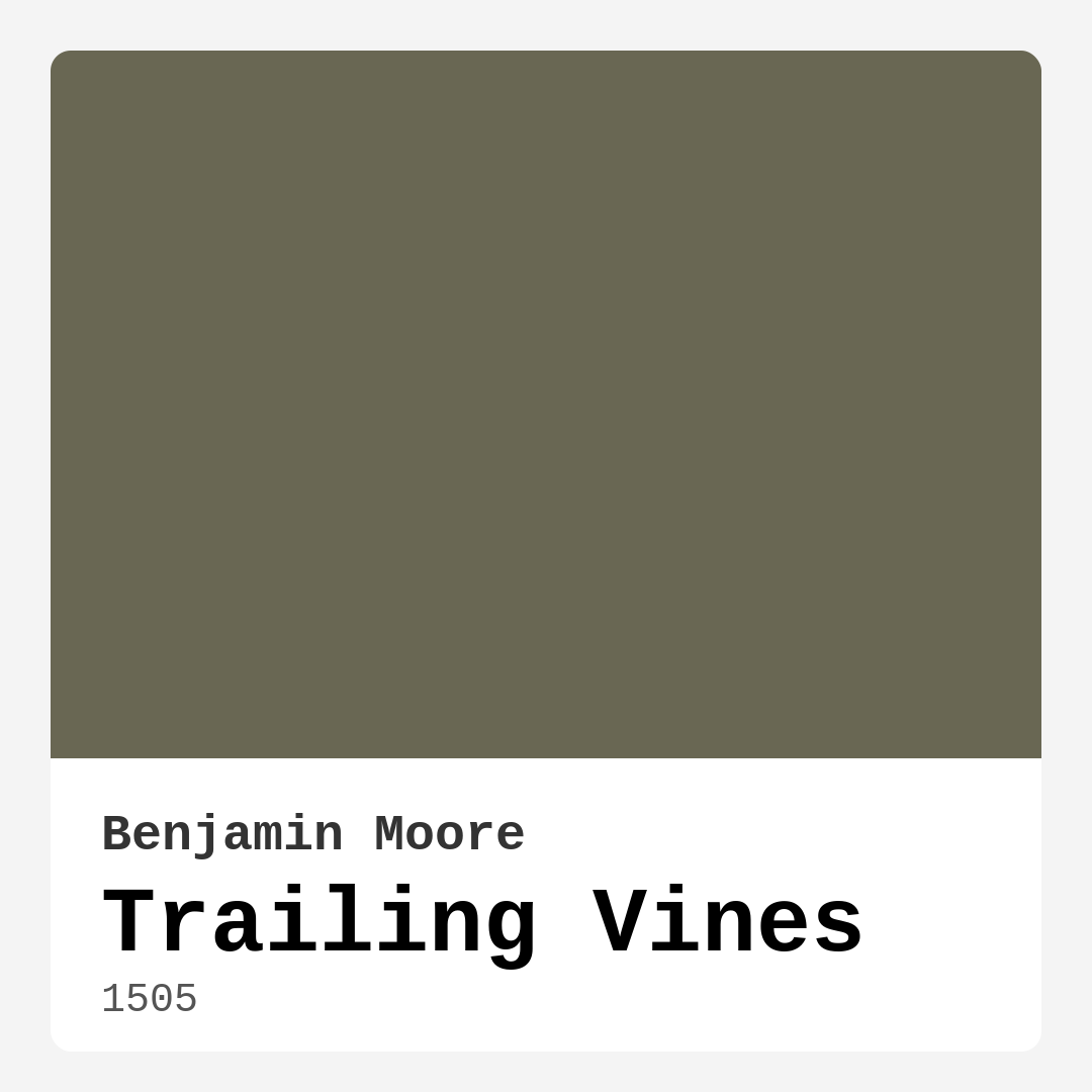 Trailing Vines 1505 by Benjamin Moore