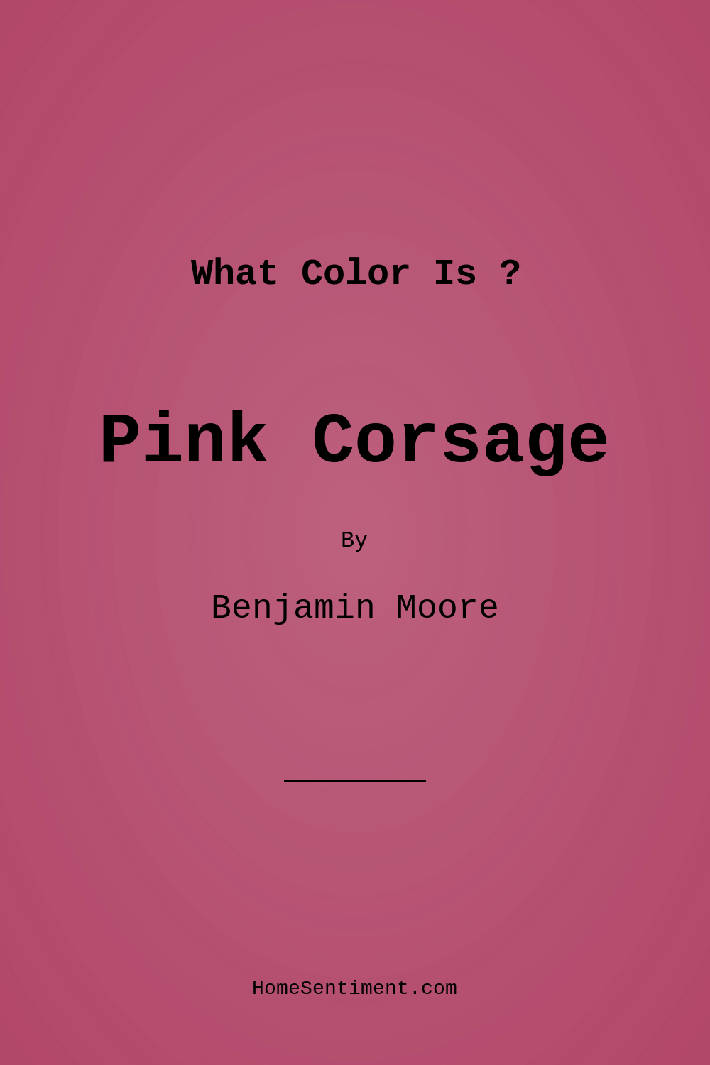 Pink Corsage 1349 by Benjamin Moore