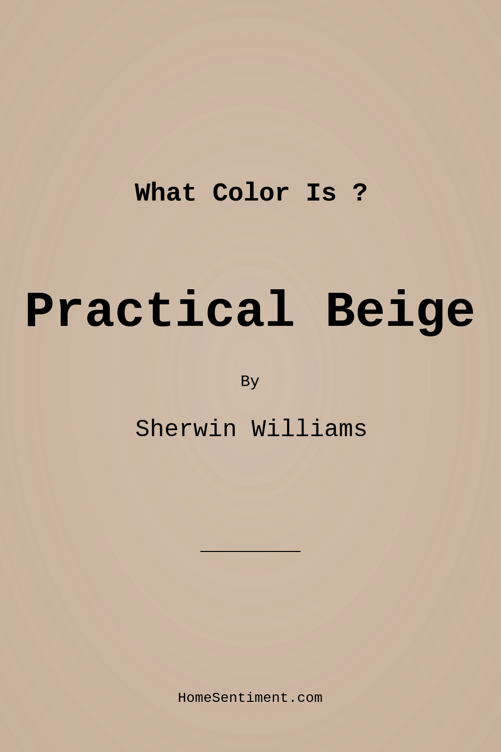 Practical Beige SW 6100 by Sherwin Williams
