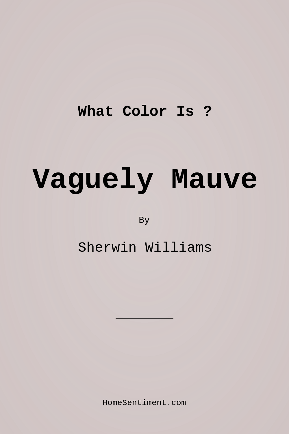 Vaguely Mauve SW 6015 by Sherwin Williams