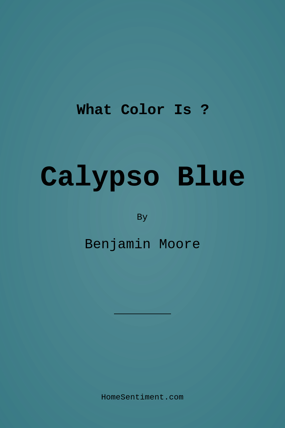 Calypso Blue 727 by Benjamin Moore