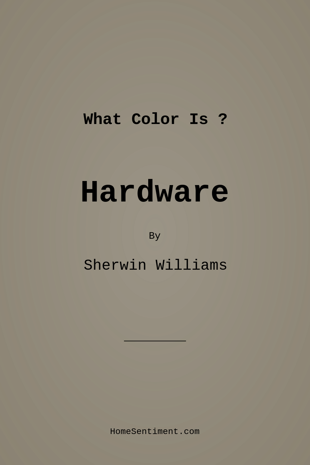 Hardware SW 6172 by Sherwin Williams