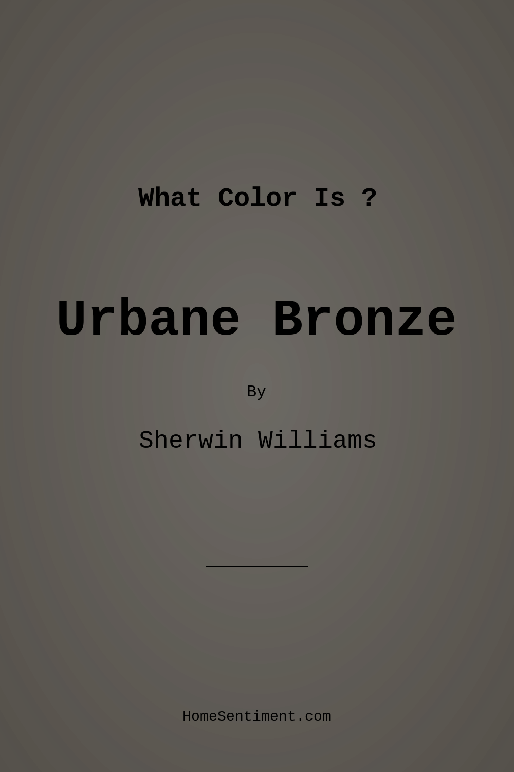 Urbane Bronze SW 7048 by Sherwin Williams