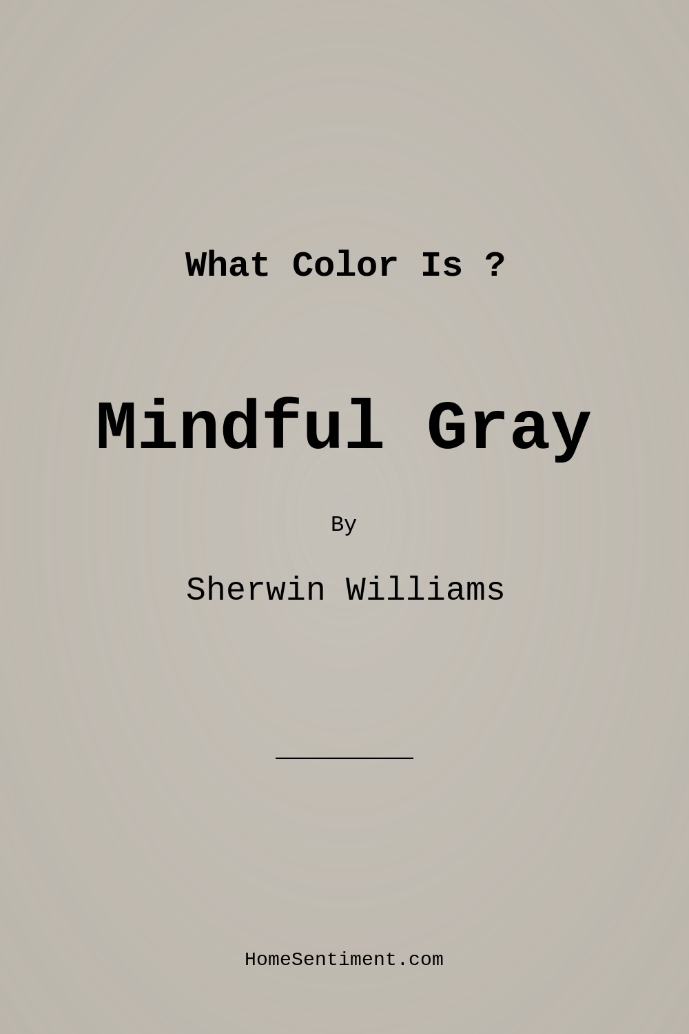 Mindful Gray SW 7016 by Sherwin Williams