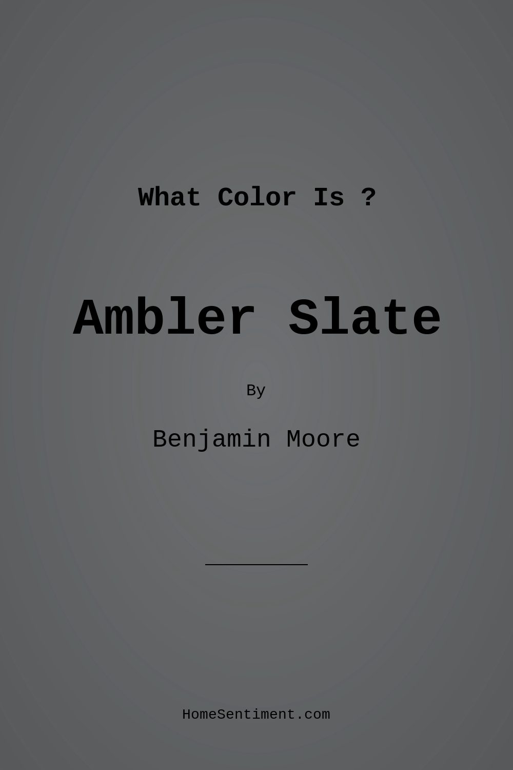 Ambler Slate CW-685 by Benjamin Moore