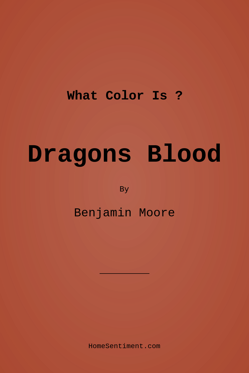 Dragons Blood CW-320 by Benjamin Moore