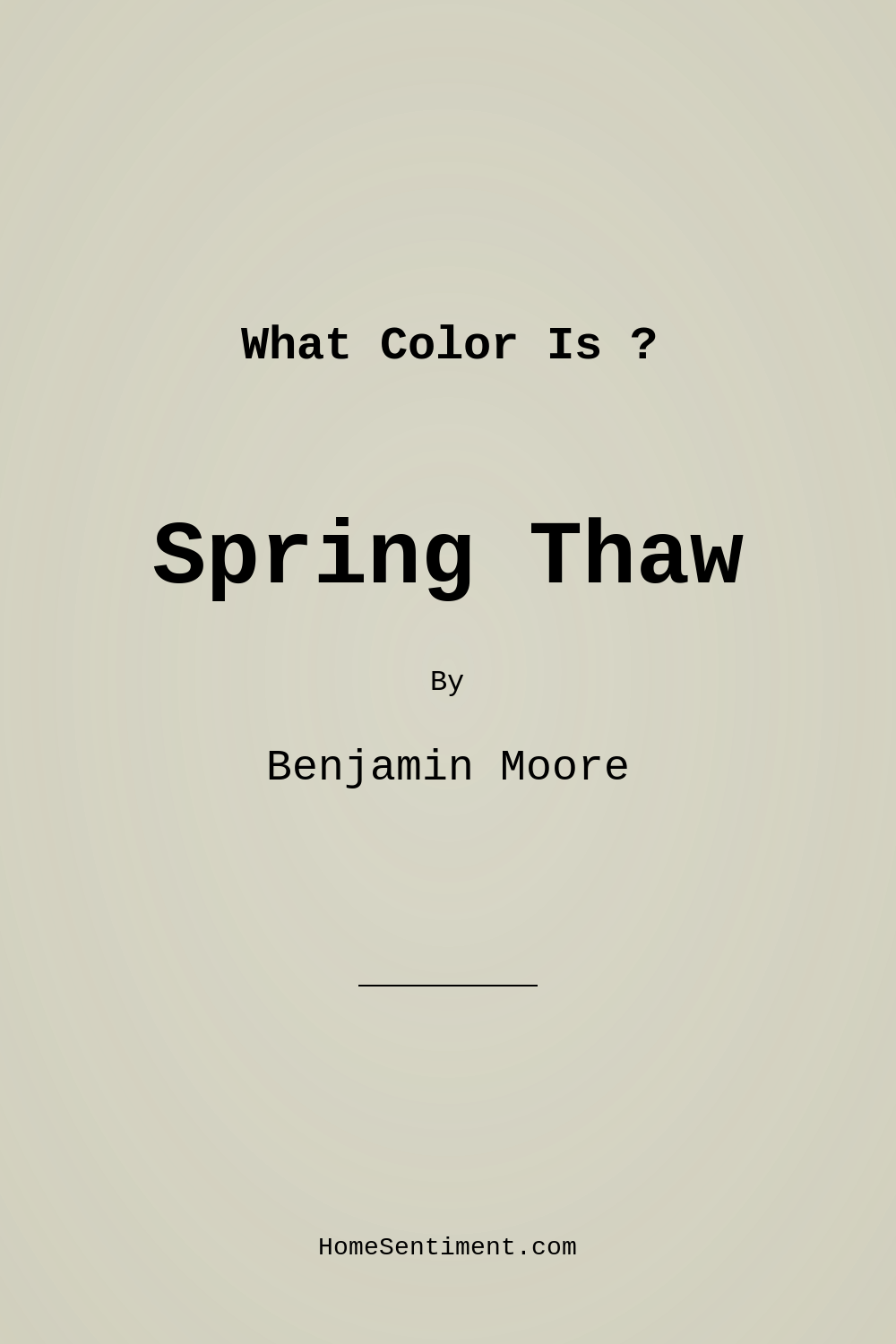 Spring Thaw 1508 by Benjamin Moore