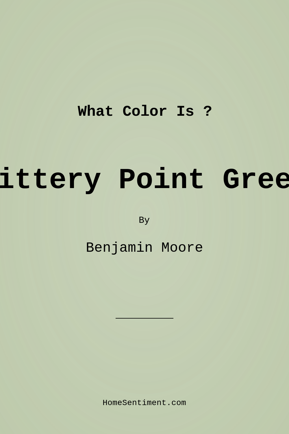 Kittery Point Green HC-119 by Benjamin Moore