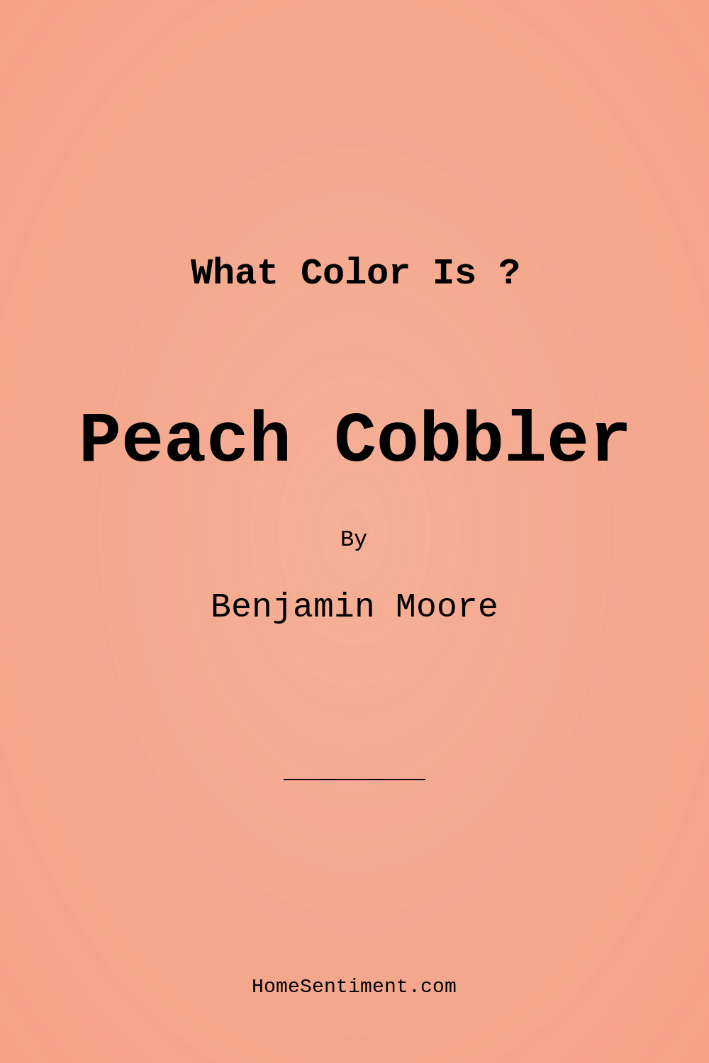 Peach Cobbler 2169-40 by Benjamin Moore