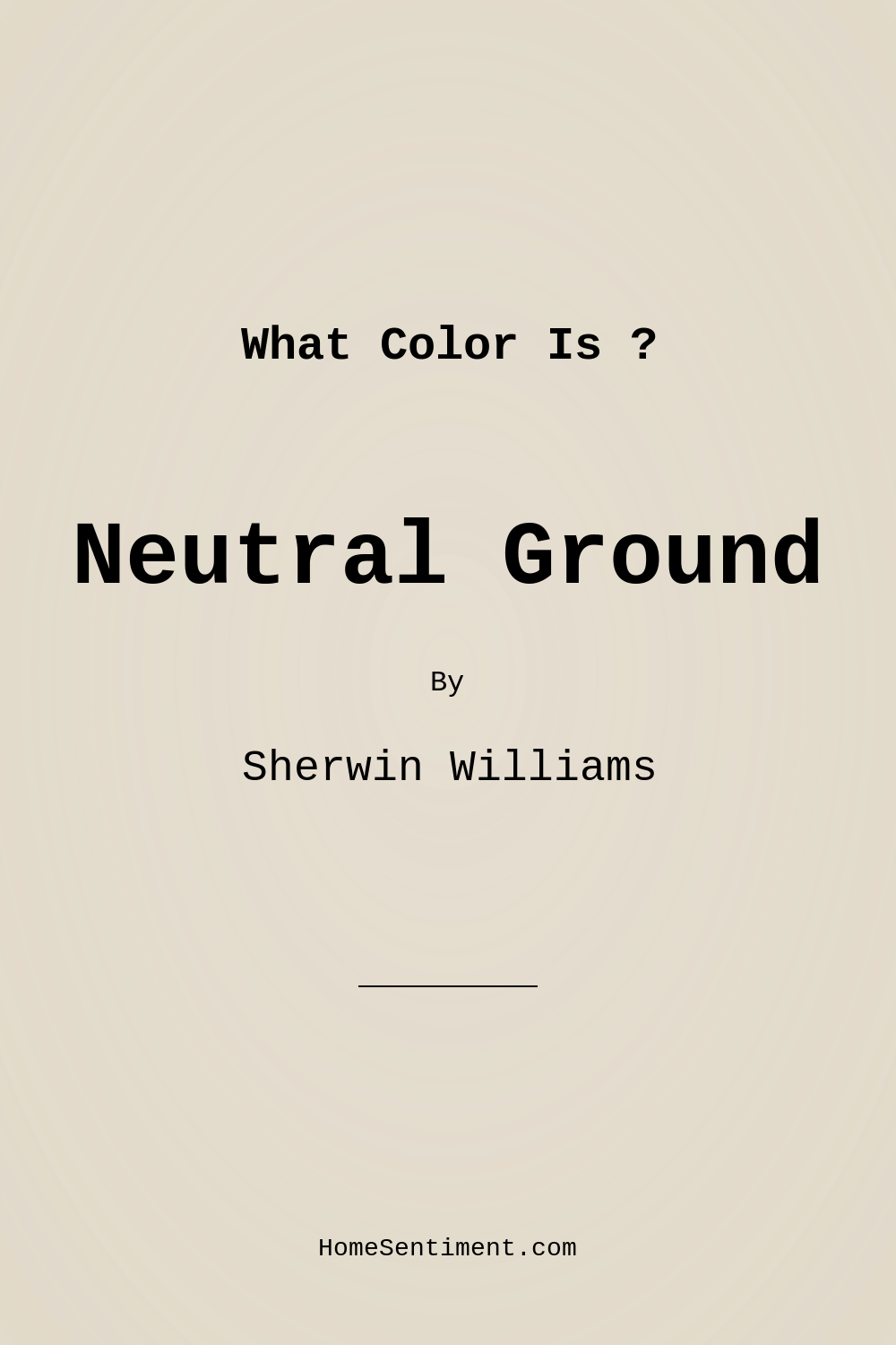 Neutral Ground SW 7568 by Sherwin Williams