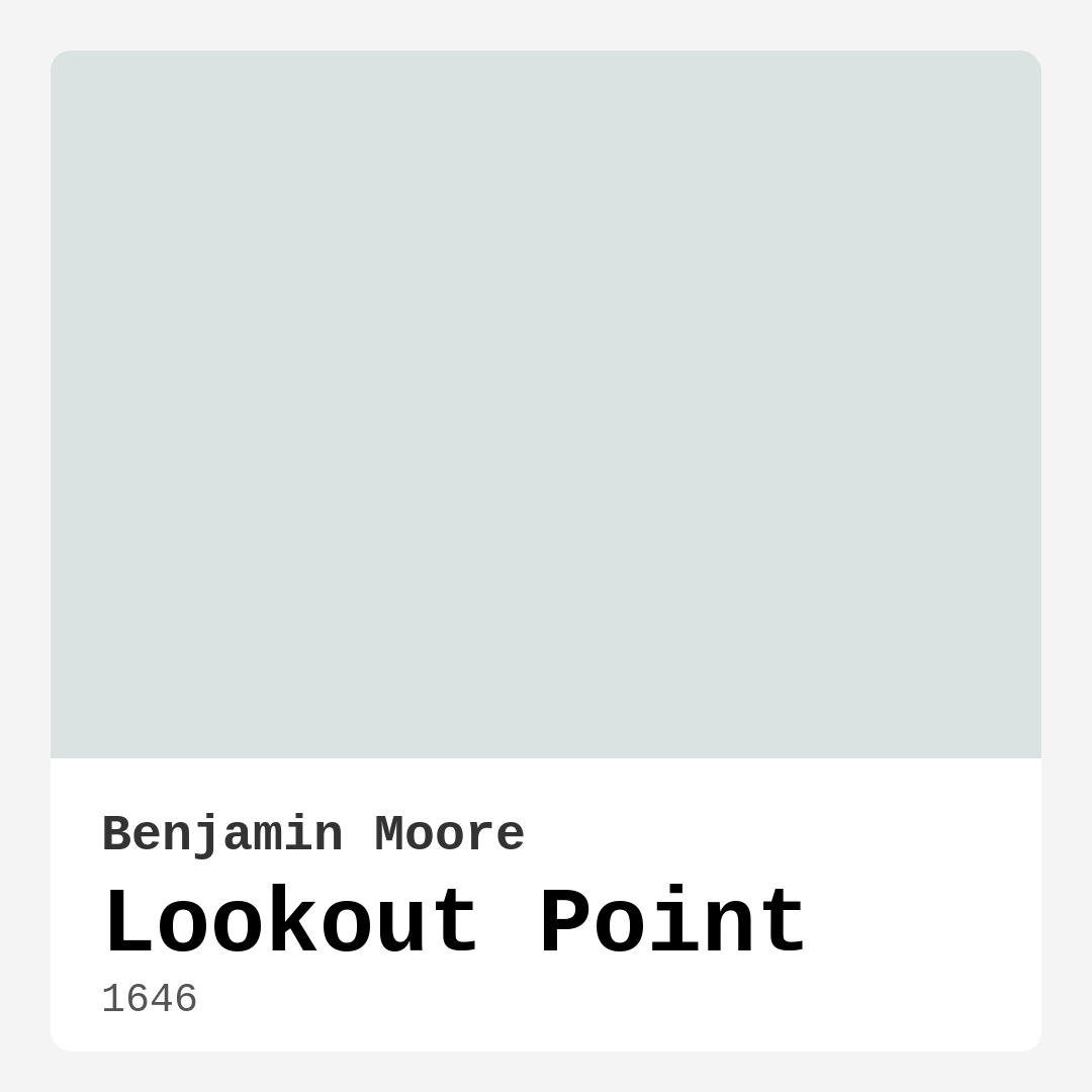 Benjamin Moore Lookout Point 1646 Real Images