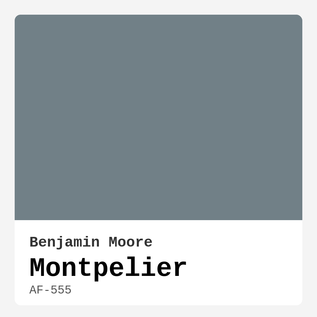 Benjamin Moore Montpelier AF-555 Real Images